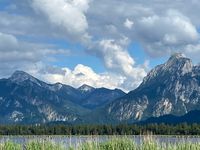 Hopfensee mit Schloss Neuschwanstein